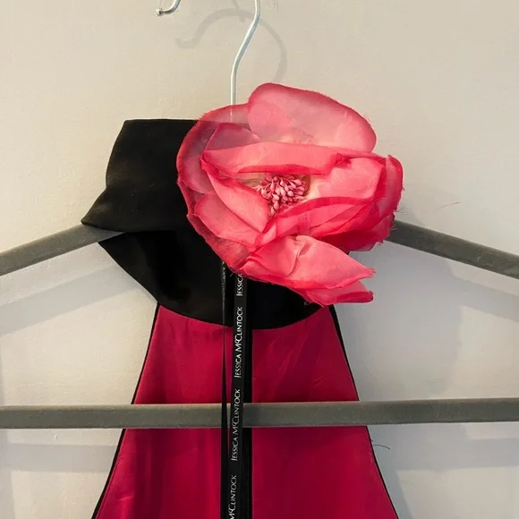 Black and Pink Gunne Sax Prom Dress - Picture 15 of 17